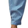 JEsilunmaMY Men's Cotton Linen Drawstring Jogger Pants Elastic Waist Lightweight Casual Pants Loose Summer Beach Yoga Pants (Light Blue,XX-Large) view 4