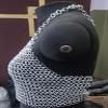 Mdhel Women's chainmail bra top Aluminum bra top Anodized bra top Metal bra top Festival wear bra top Costume bra top Large chainmail bra top Full coverage chainmail bra top view 3