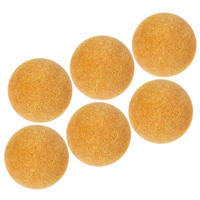 ibasenice 6pcs Table Football Balls Replacement Mini Foosball Game Balls Plastic Hard Smooth for Boys Soccer Accessories