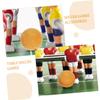 ibasenice 6pcs Table Football Balls Replacement Mini Foosball Game Balls Plastic Hard Smooth for Boys Soccer Accessories view 2
