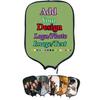 AJIOCIEU Custom Pickle Ball Rackets Cover Personalized Design with Picture Text Logo Racquet Cover Holder Sleeve Case Protection, Fits Most Paddles, 8.5 x 11.5 in, Fruit Green view 1