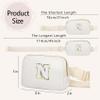 Birthday Gifts Personalized Mother's Day Gifts for 4 5 6 7 8 9 10 11 12 13 14 Year old Girls Teen Sister Kid Initial Letter Fanny Pack Trendy Stuff White Letter N view 4