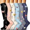 6 Pack Copper Compression Socks for Women and Men Circulation-Best Support for Medical,Running,Nursing,Athletic view 1