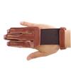 GOOHOCHY 1pc Finger Arrow Hunting Glove Soft Archery Protective Glove for Shooting Random Color Comfortable Fit Hook and Fasteners view 2