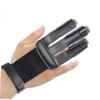 GOOHOCHY 1pc Finger Arrow Hunting Glove Soft Archery Protective Glove for Shooting Random Color Comfortable Fit Hook and Fasteners view 4