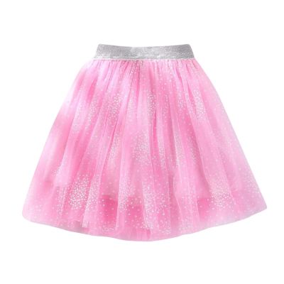 Little Girls Ballet Floral Skirts Party Tulle Dance Skirt Dress up Dresses for Little Girls (Hot Pink, 9-10 Years)