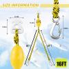 Tow Harness with Float, Boat Tow Rope for Tubing, Heavy Duty Tow Harness for Water ski,Wakeboard, kneeboard 16FT view 2
