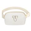 Birthday Gifts Personalized Graduation Gifts for 4 5 6 7 8 9 10 11 12 13 14 Year old Girls Teen Sister Kid Initial Letter Fanny Pack Trendy Stuff White Letter V view 1