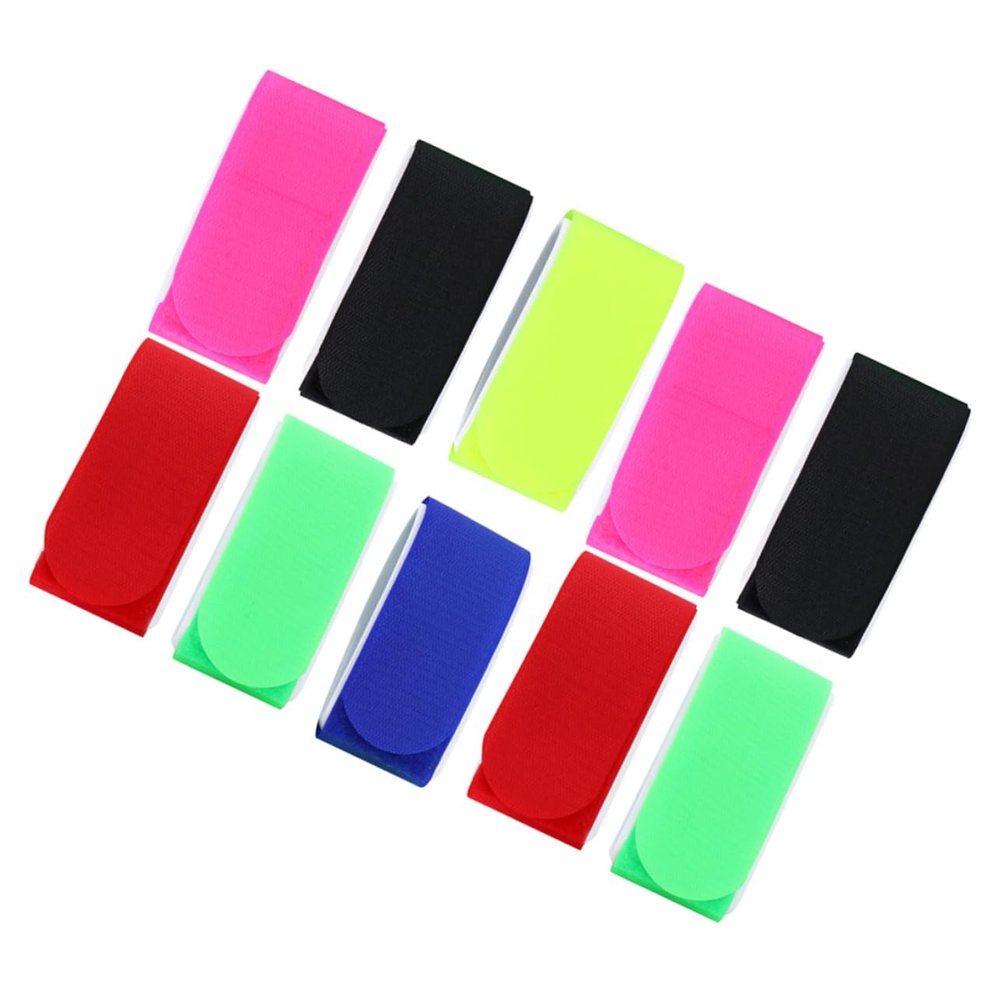 SUPVOX Ski Straps Snowboard Shoulder Straps Tape 10 Pack for Snowboard Carrying and Protection Random Color