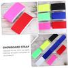 SUPVOX Ski Straps Snowboard Shoulder Straps Tape 10 Pack for Snowboard Carrying and Protection Random Color view 2