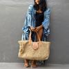 Leyoutx Women's Open Front Tie Dye Long Kimono Cover Ups with Belt Summer Loose Long Kimono Robe Swimsuits (One Size, Blue 2) view 3