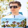 BIRCEN Mens Sports Baseball Sunglasses: TR90 Lightweight Cycling Glasses Wrap Around Running Glasses for Outdoor MTB Bike view 2