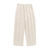 JEsilunmaMY Retro Cotton Cargo Pants for Men Elastic Waist Drawstring Casual Pants Loose Fit Outdoor Hiking Straight Pants (Apricot,Large) view 1