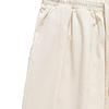 JEsilunmaMY Retro Cotton Cargo Pants for Men Elastic Waist Drawstring Casual Pants Loose Fit Outdoor Hiking Straight Pants (Apricot,Large) view 3
