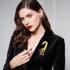 WCB1FPu Brooch Ladies Brooch Craft Brooch Giraffe Brooch Ladies Clothing Pin Accessories Suit Accessories Corsage (B) view 2