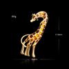WCB1FPu Brooch Ladies Brooch Craft Brooch Giraffe Brooch Ladies Clothing Pin Accessories Suit Accessories Corsage (B) view 4