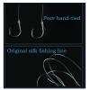 Fishing Hooks 10 Sets of T-Shaped Skewer Fishing Set Fly Line Set Mouth Shrimp Pike Luya Sequined Fish Skin White Striped Perch Fishing Tool Kit Fishing Supplies (Color : 20g Lead Sinker, Size : 6) view 4