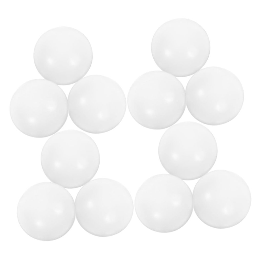ibasenice 24pcs Mini Foosball Balls Table Soccer Accessories for Standard Foosball Tables for Tabletop Games and Football Parties White Glossy Design