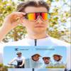 BIRCEN Mens Sports Baseball Sunglasses: TR90 Lightweight Cycling Glasses Wrap Around Running Glasses for Outdoor MTB Bike view 2