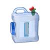 NATTCO Folding Portable Bucket 5-15L Bucket Outdoor Container Portable Car Driving Tank Container with Faucet Camping Picnic Hiking (Color : 8L) view 1