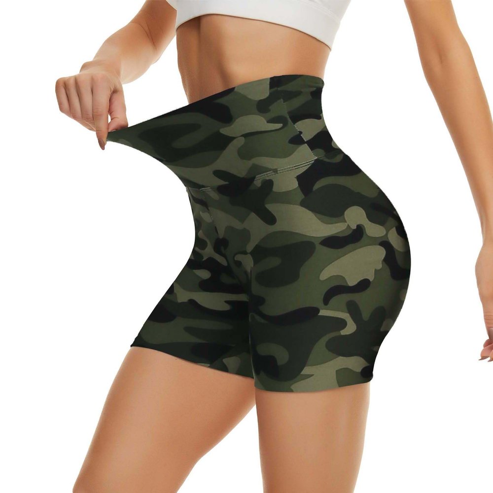 CAMPSNAIL Workout Biker Shorts Women - 3"/5"/8" High Waisted Tummy Control Spandex Booty Volleyball Shorts for Yoga Dance