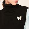 WCB1FPu Brooch Ladies Brooch Craft Brooch Retro Simple Butterfly Brooch Sweater Alloy Cardigan Accessories Cheongsam Pin (A) view 2