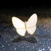WCB1FPu Brooch Ladies Brooch Craft Brooch Retro Simple Butterfly Brooch Sweater Alloy Cardigan Accessories Cheongsam Pin (A) view 3