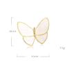 WCB1FPu Brooch Ladies Brooch Craft Brooch Retro Simple Butterfly Brooch Sweater Alloy Cardigan Accessories Cheongsam Pin (A) view 4