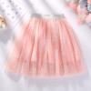 Girls Elastic Ballet Dance Skirts Layered Tulle Tutu for Toddler Kid Children Tutu Skirts for Girls (Pink, 9-10 Years) view 2