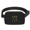 Birthday Gifts Christmas Personalized Gift for 4 5 6 7 8 9 10 11 12 13 14 Year old Girls Teen Sister Kid Initial Letter Fanny Pack Trendy Stuff Crossbody Bag Black Letter X view 1