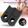 1 Piar Silicone Crank Sleeve Arm Protector Accessory Crank Boot Protectors for Most Mountain Road Bikes(Black) view 3