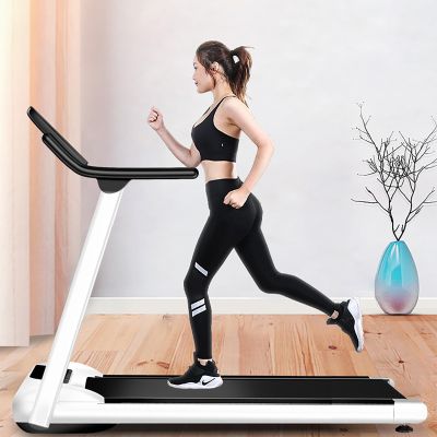 Folding Treadmill, Mini Treadmill with Adjustable LCD Screen, Supports Different Running Speeds from 1-10KM/H, Covers an Area of 0.2 Square Meters, Suitable for Home and Office