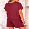 PRETTYGARDEN Two Piece Sets For Women Summer Outfits 2026 Loungewear Fashion Knitted Vacation Matching Set Clothes Tracksuit (Wine Red,XL) view 3