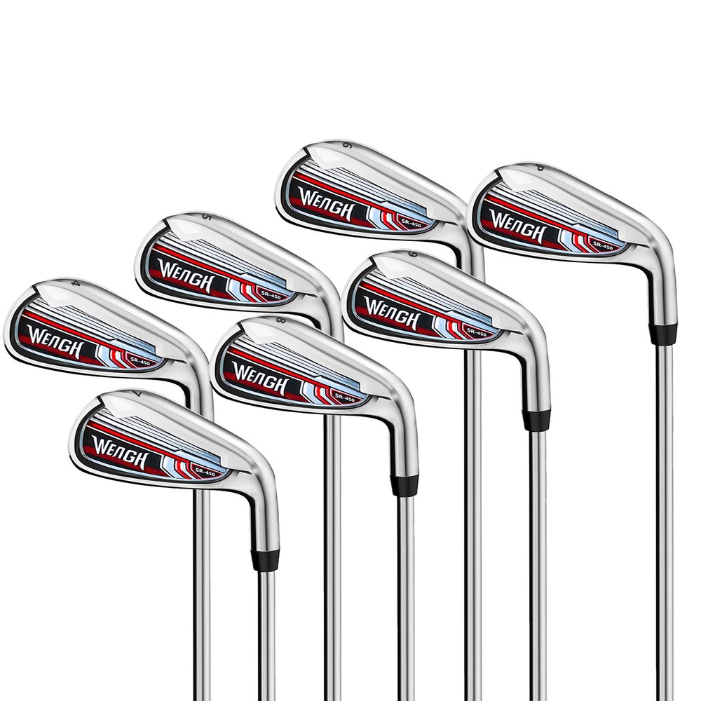 WENGH Golf Iron Set 7 pcs(4 5 6 7 8 9 PW) High Performance Golf Irons for Men &Women Right Handed, Expertly Designed for Enhanced Flexibility and Lower Gravity
