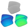 EZReplace Lenses Replacement for Oakley Heliostat OO9231 Sunglasses (Polarized Lenses) - Fits Oakley Heliostat Frame (Metal Silver+Ice Blue+Spring Green) view 1