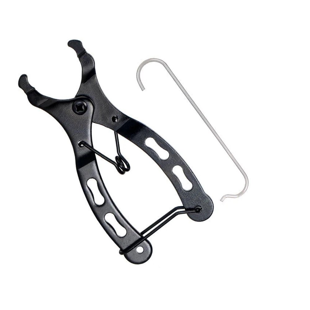 SBTRKT Bike Mini Chain Link Magic Buckle Pliers Quick Release Master Removal Installation Tool Bicycle Chain Magic Button Clamp Tools (Color : Black)