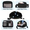 Birthday Gifts Personalized Mother's Day Gifts for 4 5 6 7 8 9 10 11 12 13 14 Year old Girls Teen Sister Kid Initial Letter Fanny Pack Trendy Stuff Black Letter W view 3