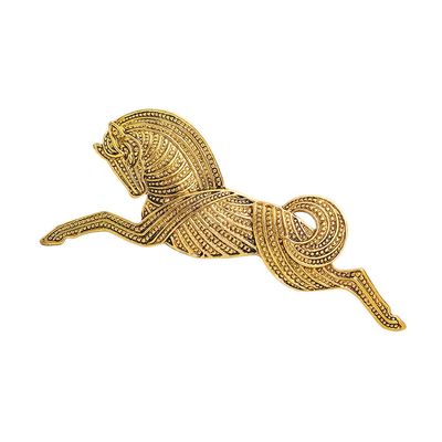 WCB1FPu Brooch Ladies Brooches Craft Brooches Galloping Horse Pins Animal Accessories Men's and Women's Suits Corsages (A)