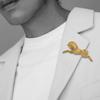 WCB1FPu Brooch Ladies Brooches Craft Brooches Galloping Horse Pins Animal Accessories Men's and Women's Suits Corsages (A) view 2