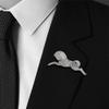 WCB1FPu Brooch Ladies Brooches Craft Brooches Galloping Horse Pins Animal Accessories Men's and Women's Suits Corsages (A) view 4