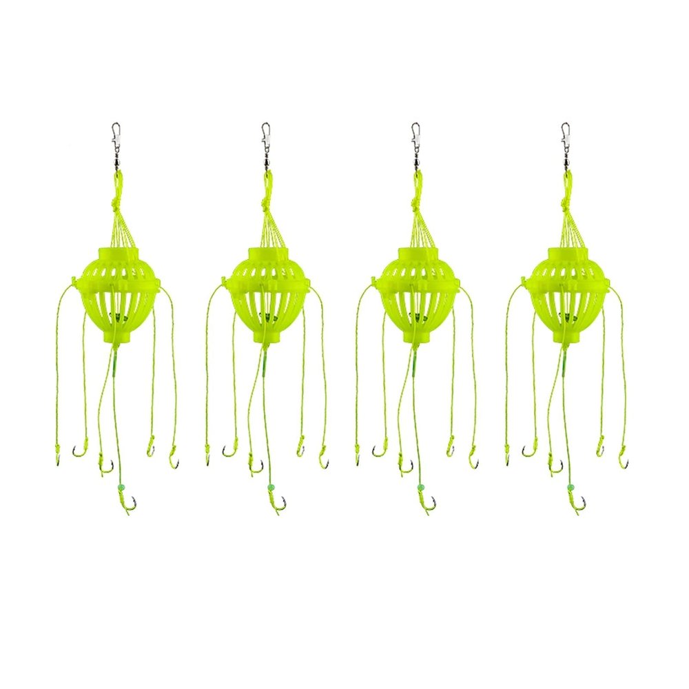 Fishing Hooks Explosion Hook Carp Hook Mine Bait Fishing Cage Fish Hook Set 2 Sets Fishing Tool Kit Fishing Supplies (Color : 2 pcs, Size : 12)