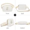 Birthday Gifts Christmas Personalized Gift for 4 5 6 7 8 9 10 11 12 13 14 Year old Girls Teen Sister Kid Initial Letter Fanny Pack Trendy Stuff Crossbody Bag White Letter J view 2