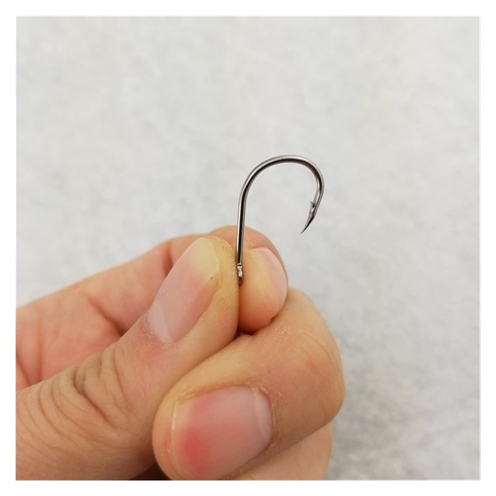 Fishing Hooks High Carbon Steel Fish Hook 0PC S Fly Fish Hook, Fishing Hook, Flying Hook, Sea Water Fishing Hook, Fresh Water Fishing Hook Fishing Tool Kit Fishing Supplies (Size : 6#)
