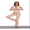VIMPEP Flare Maternity Yoga Dress Pants Over The Belly Pregnancy Buttery Soft Bootcut Leggings with Pockets for Work Casual C201 27 Khaki XL view 4