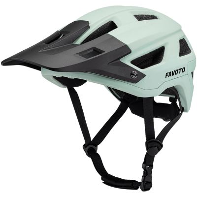 Favoto Mountain Bike Helmet - Dual Shell Lightweight MTB Bicycle Helmet Adjustable for Adults Men Women Youth CPSC Certificated, Light Green