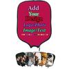 AJIOCIEU Custom Padded Pickleballs Paddles Cover, Personalized Design with Image Text Logo Neoprene Paddles Case Rackets Cover, Fits Most Paddles, 8.5x11.5 inches, Plum Purple view 1