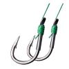 Fishing Hooks 2 Sets Fishing Hook Tied with High-Horsepower Strand Double Hook Finished Big Herring Hook Set Tack Fishing Tool Kit Fishing Supplies (Color : 6#Subline, Size : 7#) view 1