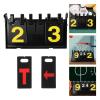 UNbit Plastic Scoreboard Basketball Sports Supplies Divider PVC Tennis Keeper for Net Digital Flip Games Scoreboards view 4