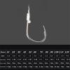 Fishing Hooks 5 Groups of 10 Pieces of Fish Hook Rig Rotating Fishing Equipment Bait Pesca Bait Single Combination String Small Tape PE Fishing Line Fishing Tool Kit Fishing Supplies (Size : 5) view 2
