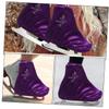 1 Pair Ice Skate Cover Protective Soakers for Skating Shoes Elastic Hockey Skates Guards for Men Women Boys and Girls Polyester Material Easy to Match Colors Usage view 3